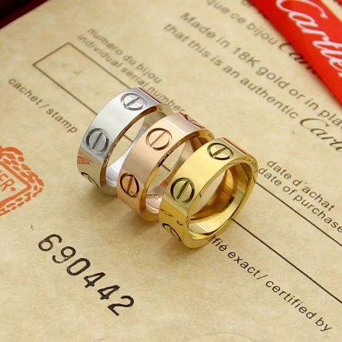 Replica Cartier Rings For Unisex #955955 $25.00 USD for Wholesale