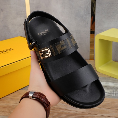 Replica Fendi Sandal For Men #956200 $48.00 USD for Wholesale