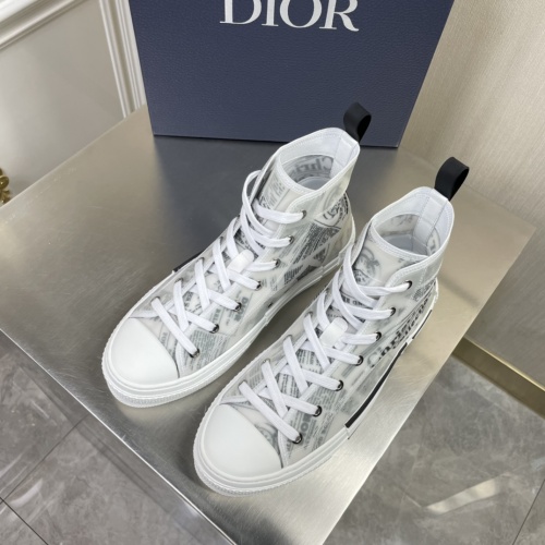 Replica Christian Dior High Tops Shoes For Women #956274 $76.00 USD for Wholesale