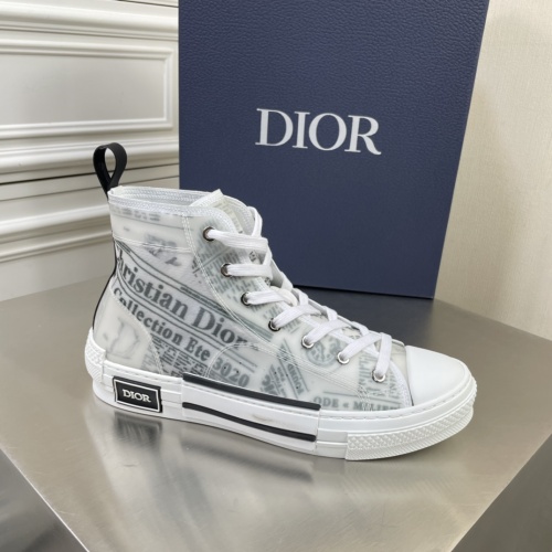 Replica Christian Dior High Tops Shoes For Men #956288 $76.00 USD for Wholesale