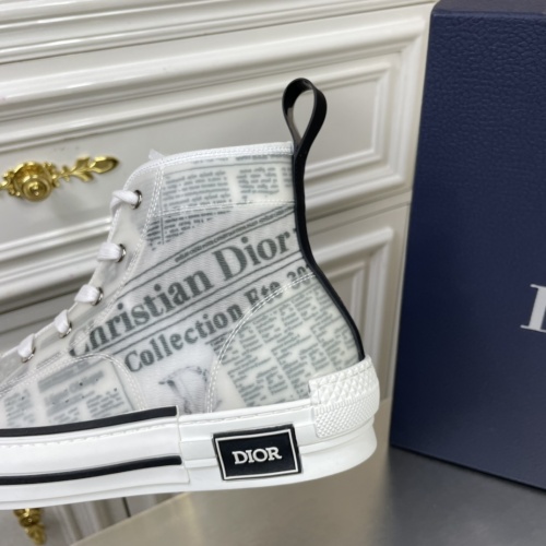 Replica Christian Dior High Tops Shoes For Men #956288 $76.00 USD for Wholesale