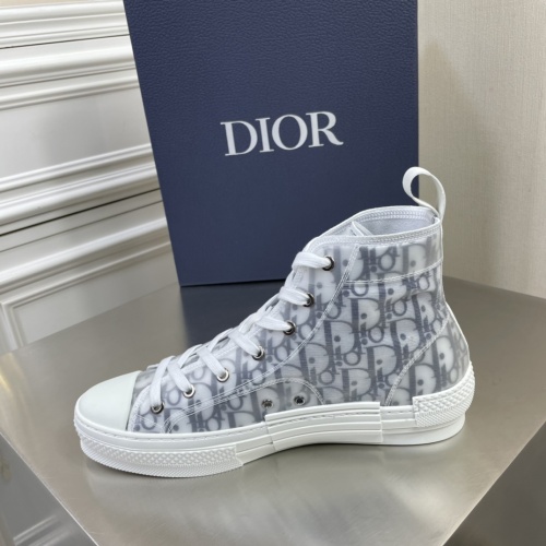 Replica Christian Dior High Tops Shoes For Men #956291 $76.00 USD for Wholesale