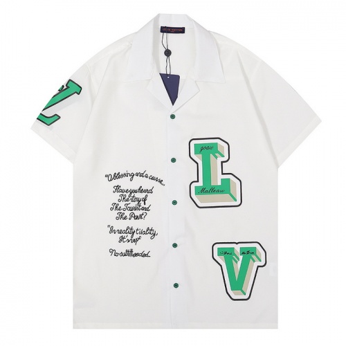 Louis Vuitton LV Shirts Short Sleeved For Men #957444 $34.00 USD, Wholesale Replica Louis Vuitton LV Shirts