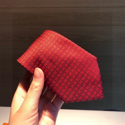 Replica Hermes Necktie For Men #957583 $40.00 USD for Wholesale