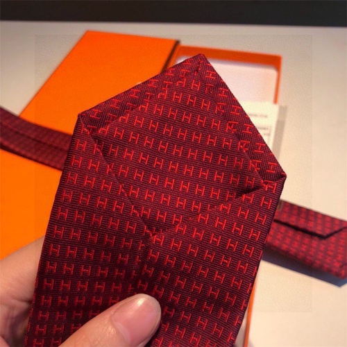 Replica Hermes Necktie For Men #957583 $40.00 USD for Wholesale