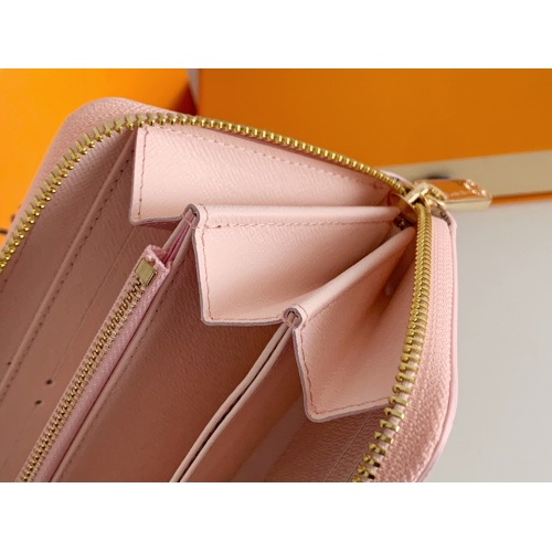 Replica Louis Vuitton LV Wallets In Pink For Women #958518 $34.00 USD for Wholesale