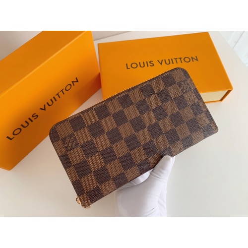 Replica Louis Vuitton LV Wallets In Pink For Women #958519 $34.00 USD for Wholesale