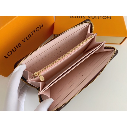 Replica Louis Vuitton LV Wallets In Pink For Women #958519 $34.00 USD for Wholesale