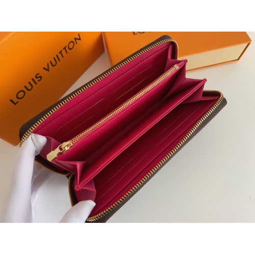 Replica Louis Vuitton LV Wallets In Rose Red For Women #958523 $34.00 USD for Wholesale