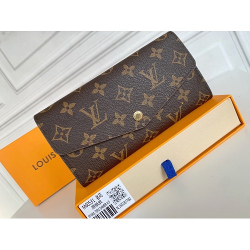 Louis Vuitton LV Wallets In Coffee For Women #958527 $36.00 USD, Wholesale Replica Louis Vuitton LV Wallets