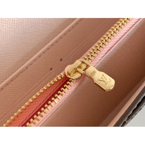 Replica Louis Vuitton LV Wallets In Pink For Women #958528 $36.00 USD for Wholesale