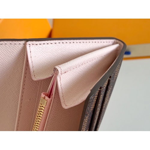 Replica Louis Vuitton LV Wallets In Pink For Women #958528 $36.00 USD for Wholesale