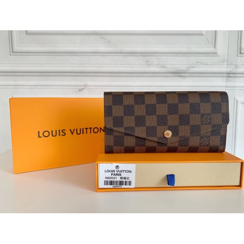 Louis Vuitton LV Wallets In Red For Women #958530 $36.00 USD, Wholesale Replica Louis Vuitton LV Wallets