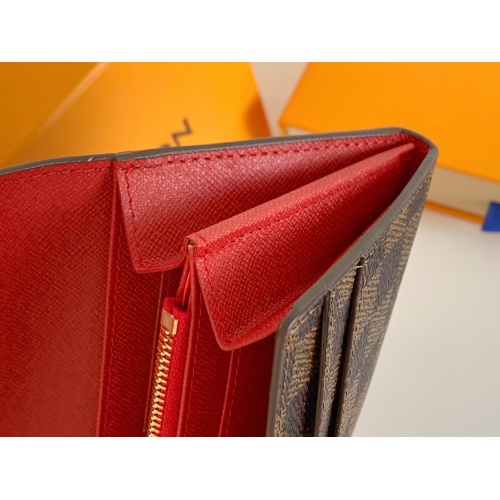 Replica Louis Vuitton LV Wallets In Red For Women #958530 $36.00 USD for Wholesale