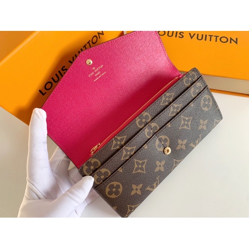 Replica Louis Vuitton LV Wallets In Rose Red For Women #958537 $36.00 USD for Wholesale