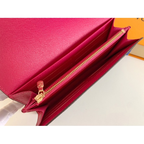 Replica Louis Vuitton LV Wallets In Rose Red For Women #958537 $36.00 USD for Wholesale