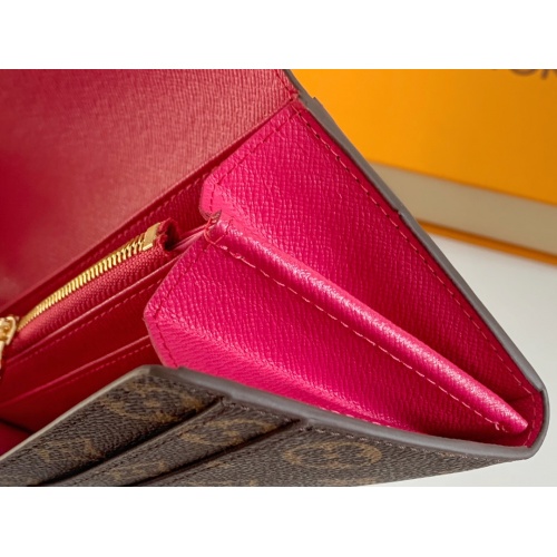 Replica Louis Vuitton LV Wallets In Rose Red For Women #958537 $36.00 USD for Wholesale