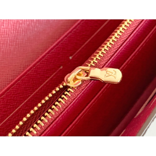 Replica Louis Vuitton LV Wallets In Burgundy For Women #958538 $36.00 USD for Wholesale