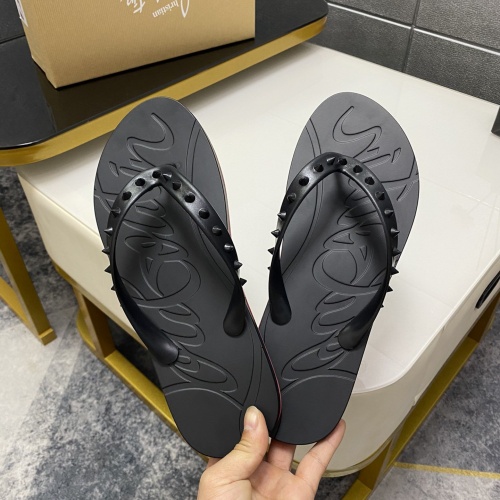 Replica Christian Louboutin CL Slippers For Men #959199 $42.00 USD for Wholesale