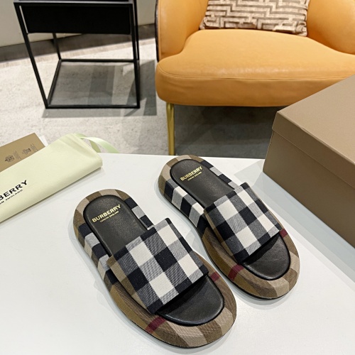 Replica Burberry Slippers For Women #959390 $72.00 USD for Wholesale