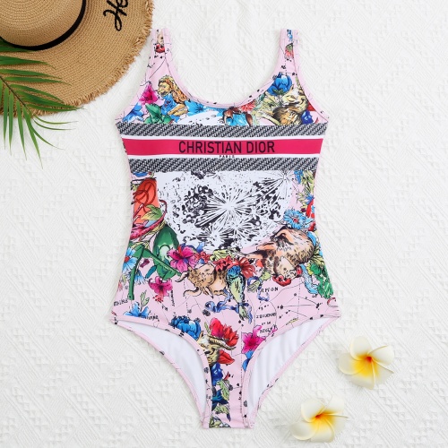 Christian Dior Bathing Suits Sleeveless For Women #960606 $29.00 USD, Wholesale Replica Christian Dior Bathing Suits