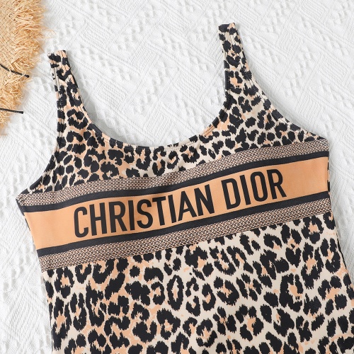 Replica Christian Dior Bathing Suits Sleeveless For Women #960615 $29.00 USD for Wholesale