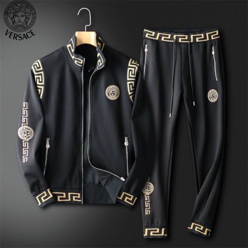 Versace Tracksuits Long Sleeved For Men #961091 $92.00 USD, Wholesale Replica Versace Tracksuits