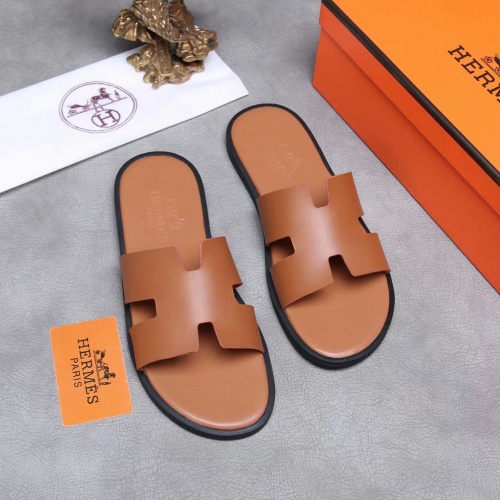 Hermes Slippers For Men #961125 $40.00 USD, Wholesale Replica Hermes Slippers