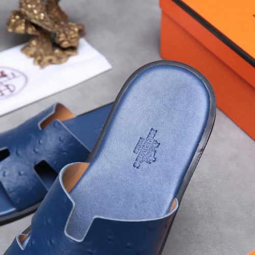 Replica Hermes Slippers For Men #961134 $41.00 USD for Wholesale