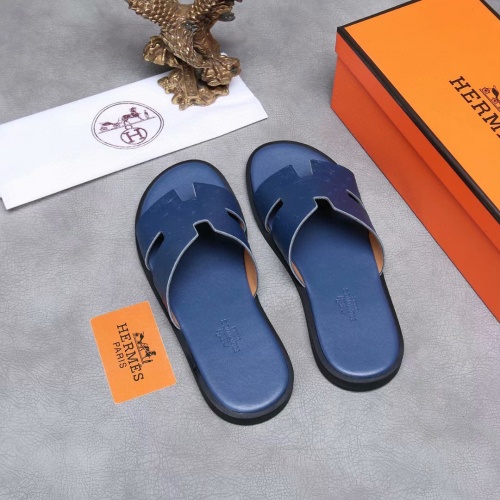 Replica Hermes Slippers For Men #961134 $41.00 USD for Wholesale