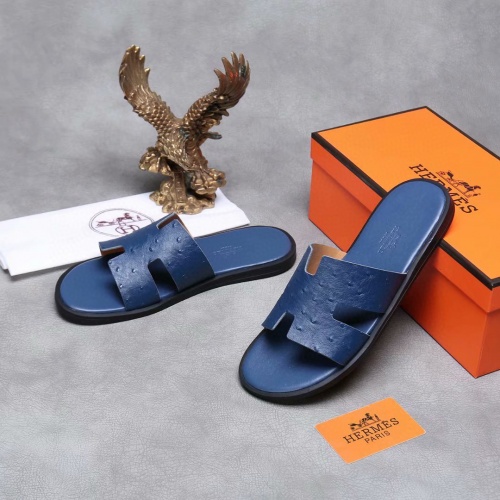 Replica Hermes Slippers For Men #961134 $41.00 USD for Wholesale