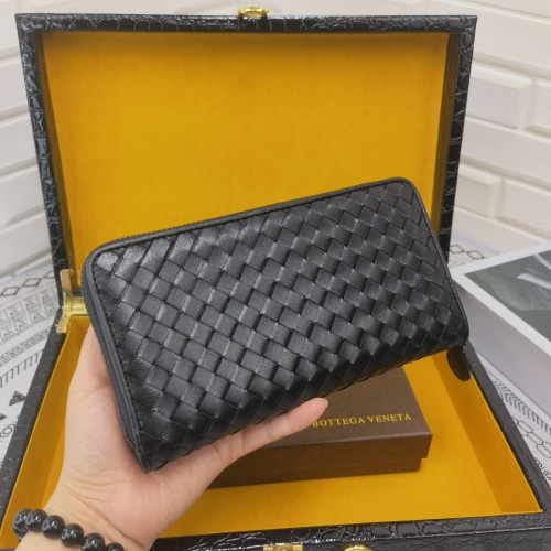 Replica Bottega Veneta AAA Man Wallets #961417 $45.00 USD for Wholesale