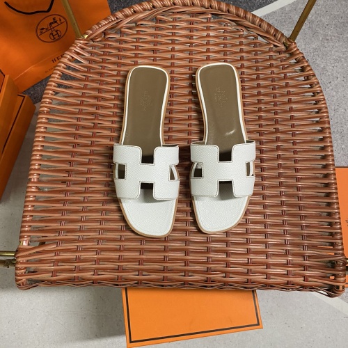 Hermes Slippers For Women #961621 $52.00 USD, Wholesale Replica Hermes Slippers