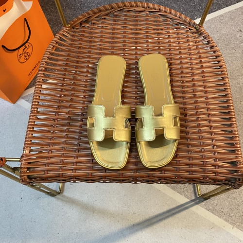 Hermes Slippers For Women #961661 $52.00 USD, Wholesale Replica Hermes Slippers