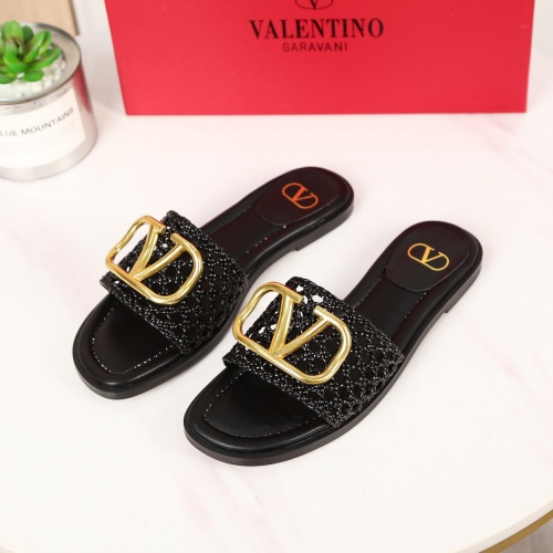 Valentino Slippers For Women #962046 $60.00 USD, Wholesale Replica Valentino Slippers