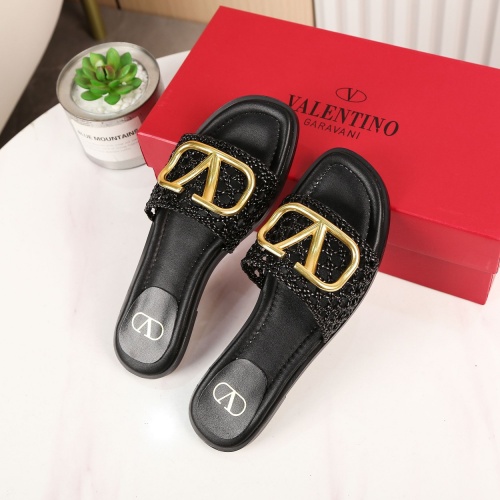 Replica Valentino Slippers For Women #962046 $60.00 USD for Wholesale