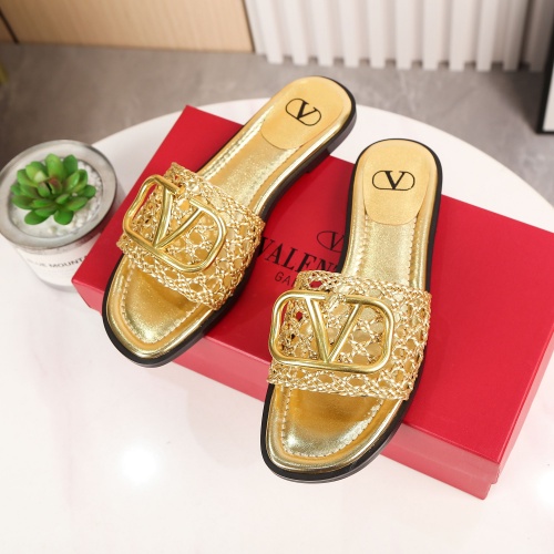 Replica Valentino Slippers For Women #962047 $60.00 USD for Wholesale