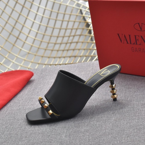 Replica Valentino Slippers For Women #962122 $80.00 USD for Wholesale