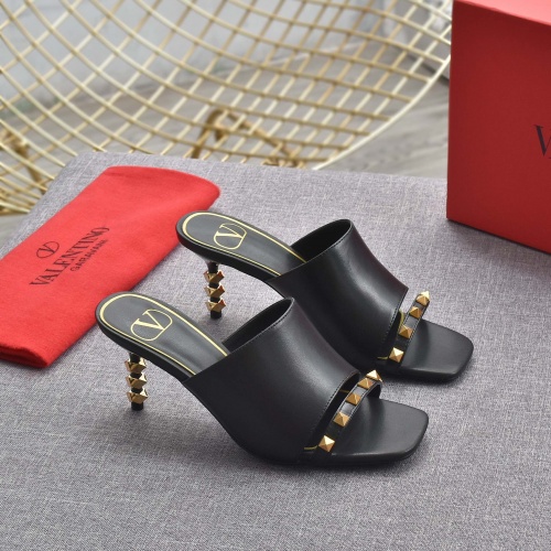 Replica Valentino Slippers For Women #962122 $80.00 USD for Wholesale