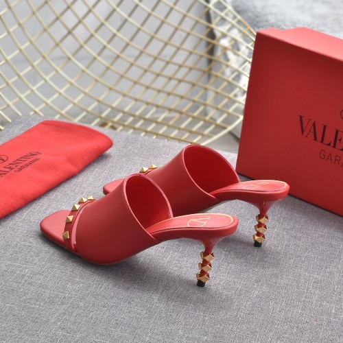 Replica Valentino Slippers For Women #962124 $80.00 USD for Wholesale