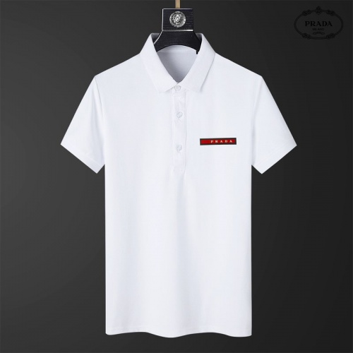 Prada T-Shirts Short Sleeved For Men #962975 $38.00 USD, Wholesale Replica Prada T-Shirts