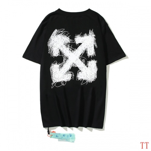 Off-White T-Shirts Short Sleeved For Unisex #963236 $29.00 USD, Wholesale Replica Off-White T-Shirts