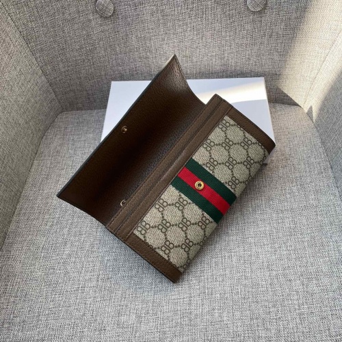 Replica Gucci AAA Wallets For Women #963430 $42.00 USD for Wholesale