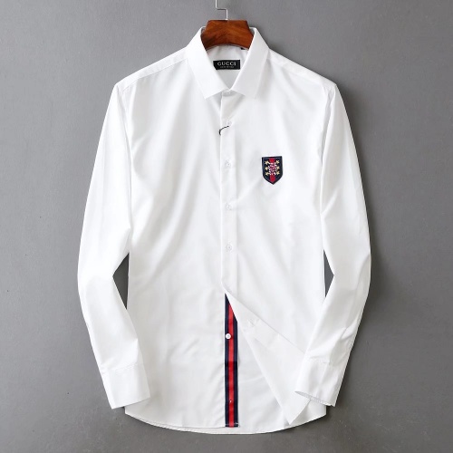 Gucci Shirts Long Sleeved For Men #966452 $42.00 USD, Wholesale Replica Gucci Shirts