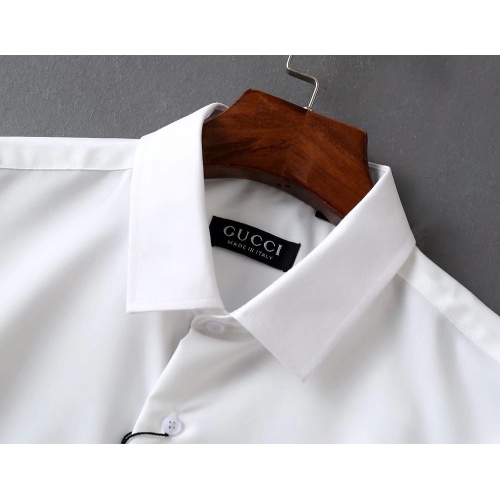 Replica Gucci Shirts Long Sleeved For Men #966452 $42.00 USD for Wholesale