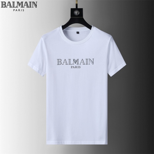 Balmain T-Shirts Short Sleeved For Men #966523 $32.00 USD, Wholesale Replica Balmain T-Shirts