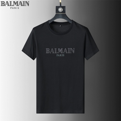 Balmain T-Shirts Short Sleeved For Men #966524 $32.00 USD, Wholesale Replica Balmain T-Shirts