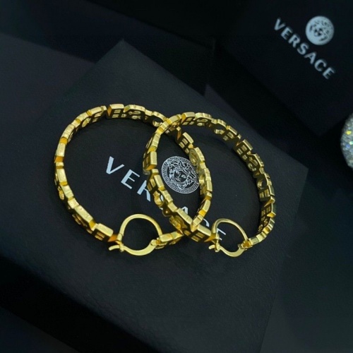 Replica Versace Earrings For Women #967281 $36.00 USD for Wholesale