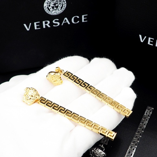 Replica Versace Earrings For Women #967539 $25.00 USD for Wholesale