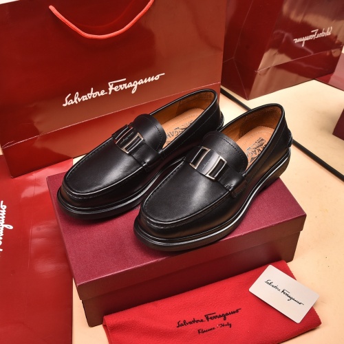 Salvatore Ferragamo Leather Shoes For Men #971509 $125.00 USD, Wholesale Replica Salvatore Ferragamo Leather Shoes